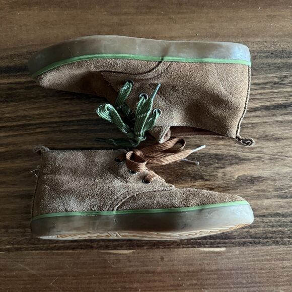 Hanna Andersson Tan Suede Chukka Hybrid Sneaker Boys' 13 - Picture 4 of 15